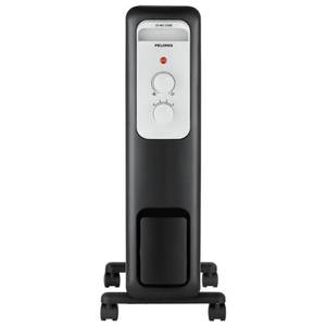 lot 4 image: 1 500-Watt Oil-Filled Radiant Electric Space Heater with Thermostat - Retail $80