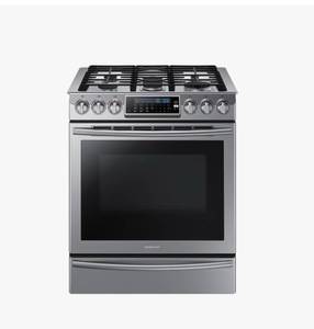 Samsung Gas Range with 5-Burner Cooktop - Retail: $2,499