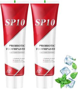 lot 5036 image: SP 10 Probiotic Toothpaste Whitening - Improve Oral Health With Dental Probiotic for a Brighter Tooth (2)
