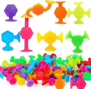 lot 5044 image: 24 Pcs Bath Toys for Kids Ages 3, Suction Cup Toys for Autistic Children, Stocking Stuffers Travel Window Stem Learning Toys, Bathtub Toys with Dinosaur Eggshell Storage