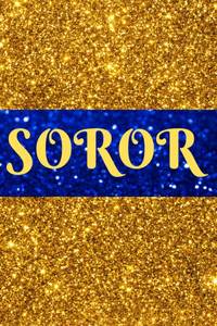 lot 5090 image: Lot of 4 Blue and Gold Glitter Soror Journal Sigma Gamma Rho inspired