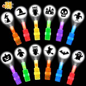 lot 6325 image: Halloween Party Favors for Kids,36 PCS Halloween Finger Lights Toy for Kids, Halloween Glow in the Dark toys bulk for Goodie Bag Stuffers, Trick or Treat Non Candy Treats Classroom Prizes Gifts