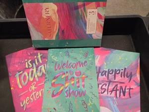 lot 6448 image: A5 Size, 144 Ruled Pages Each, 1 dot grid notebook. 1 linex notebook , 1 blank notebook,. Pack of 3