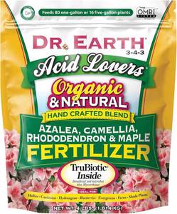 lot 6546 image: Dr. Earth 703P Organic 4 AzaleaCamelliaRhododendron Acid Fertilizer in Poly Bag, 4-Pound