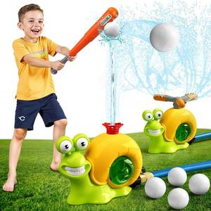 lot 6567 image: Baseball Water Sprinkler Toys - Outdoor Water Toys for Kids Ages 4-8 8-12 - Summer Water Spray Game for Lawn Backyard Garden - Toddler Outside Toys for 4 5 6 7 8 11 12 Year Old