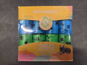 lot 6580 image: PET N PET Dog Poop Bags Premium Rolls, 360 Count, Unscented ...