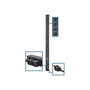 lot 31697 image: Tripp Lite 36  Basic 0U 12 NEMA 5-1520R L5-30P 120V PDU PDUV3036