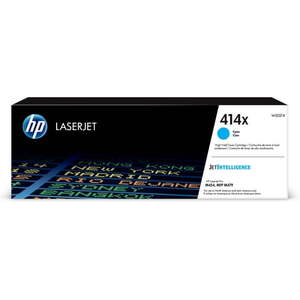 lot 31698 image: HP 414X High Yield Cyan Original LaserJet Toner Cartridge  6 000 pages  W2021X