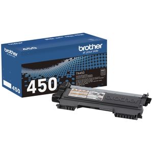 lot 31707 image: Brother Genuine High Yield Toner Cartridge  TN450  Replacement Black  Yield 2 600 Pages