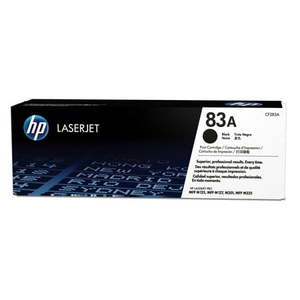lot 31711 image: HP 83A Black Original LaserJet Toner Cartridge  1 500 pages  CF283A