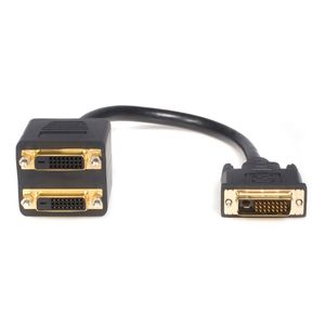 lot 31756 image: StarTech 1 ft DVI-D to 2x DVI-D Digital Video Splitter Cable - MF