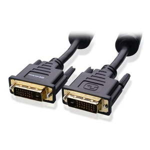 lot 31797 image: Cable Matters Gold Plated DVI-D Dual Link Cable with Ferrites 15 Feet