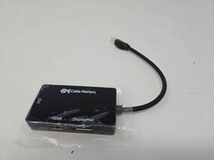 lot 31829 image: Cable Matters Mini DisplayPort to HDMIDisplayPort Adapter