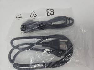 lot 31837 image: 3-Pin IEC Power Cable C5 Mickey Mouse Style.  Lot of 2