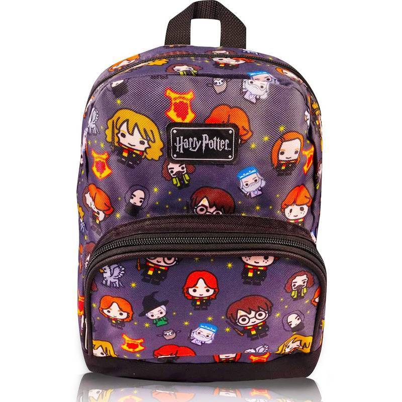 lot 6481 image: Fast Forward New York Harry Potter Mini Backpack for Women -- Canvas Harry Potter Hogwarts Backpack Purse Shoulder Bag for Adults, Teens