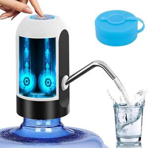 lot 4525 image: Myvision Water Dispenser for 5 Gallon Bottle,Portable USB Charging Electric Water Pump, Drinking Water Jug Pump for Home, Kitchen, Living Room, Office,Camping,Universal for 3-5 Gallon (White)