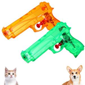 lot 4556 image: Geelin 2 Pack Squirt Spray for Cats Dogs Training Squirt Gun for Cats Deterrent Water Spray Pistols for Dogs Pets Training (Bright Color)