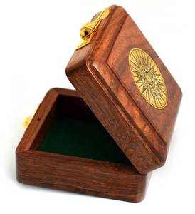lot 4578 image: TA dizayn Antique 3 Indian Rosewood Keepsake Wooden Box -Decorative Vintage Storage Box - Antique