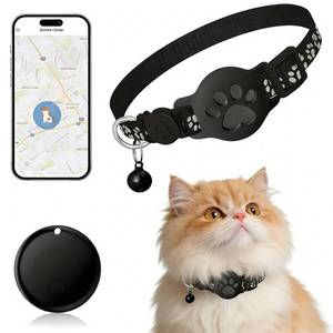lot 4581 image: Pet Tracker,GPS Collar for Cats (Android Only) Smart tag,Waterproof Compatible with Google Find My,No Monthly Fee,Advanced Tracking Solution Smart Collar for Pet Safety Ideal Small Large Cats
