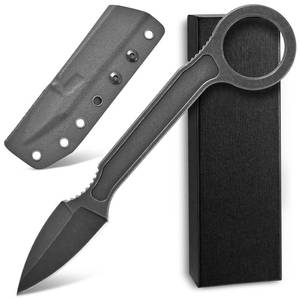 lot 4592 image: Ccanku C1134 Fixed Blade Knife, D2 Blade Stainless Steel Handle Claw Knife for Survival, Camping Outdoor EDC Tool with K Sheath(Blade)