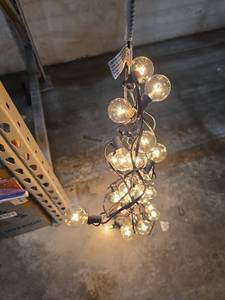 lot 4635 image: 10FT Outdoor String Lights - Waterproof LED Patio Lights Shatterproof  Connectable Hanging Outdoor Vintage Lights for Indoor Backyard Yard Gazebo Porch Party Decor
