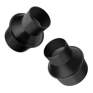 lot 4636 image: POWERTEC 70345 Dust Collection Reducer Fittings, 4 to 2-12 Hose & 4 Port to 2-12 Hose, 2-Pc Set