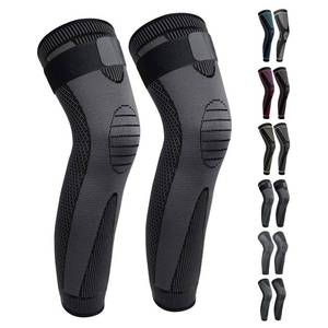 lot 4686 image: SKDK Full Leg Sleeves Long Compression Sleeve Knee Protect, for Man Women Basketball, Arthritis Cycling Sport Football, Reduce Varicose Veins & Swelling of Legs, Black-Updated, 4X-Large (1 Pair)