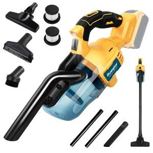 lot 4714 image: Cordless Vacuum for DeWalt 20V Battery, 5 in 1 Handheld Electric Vacuum Cleaner with 400W Powerful Motor, 46 CFM Portable Hand Vacuum for Home Pet Hair, Car (Battery Not Included)