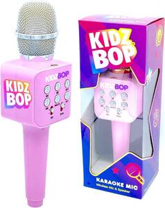 lot 4759 image: Move2Play, Kidz Bop Karaoke Microphone  The Hit Music Brand for Kids  Toy for Girls & Boys Ages 2, 3, 4, 5, 6, 7, 8 Years Old  Gift & Birthday Present