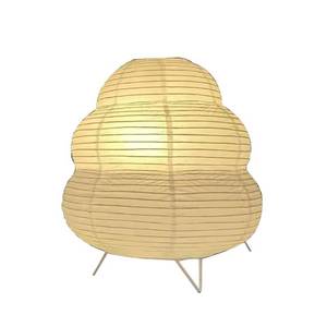 lot 4780 image: Fosinz Cute Paper Lamp, Ambient Lighting Lamp, Cozy Accent Side Table Lamp, Small Warm Glow Light for Bedroom Living Room Desk (White, 10.24x9.06x9.06)