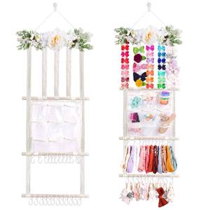 lot 4818 image: OOSAKU Headbands Holder for Girls Baby Hair Accessories Organizer Storage Wall Hanging Decor for Toddler Girls Room Wall Door Closet Hair Bows Organizer