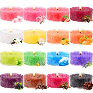 lot 4827 image: Tealight Candles for Women 16 Pack Aromatherapy Scented Candles Small Candle Gift Set for Women with 16 Scents Long-Lasting Soy Wax Candles for Relaxation, Decor, Christmas, Birthday, Mothers Day