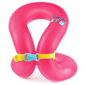 lot 4836 image: Kids Swim Vest, Pool Floaties for Kids 6-14 yrs, Learn to Swim Arm Float Fits Children 50-88 Lbs, Swim Trainer with Dual Air Chambers & Adjustable Safety Buckle, Swimming Ring for Pool & Beach