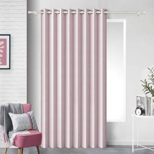 lot 4841 image: HMYI Accordion Style Curtain - Magnetic Closure Doorway & Window Curtain, Approximate Pinch Pleated Room Divider for BedroomLiving Room, 1 Panel, W60 x L80, Pink