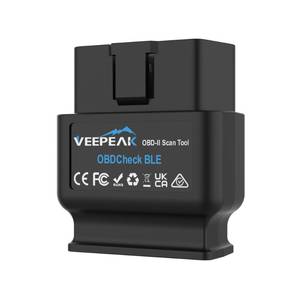 lot 4888 image: Veepeak OBDCheck BLE Bluetooth OBD II Scanner for iOS & Android, Car Wireless Check Engine Light Code Reader Diagnostic Tool