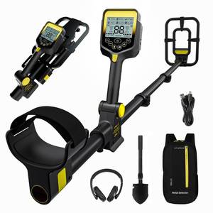 lot 4896 image: LOLARAN Metal Detector for Adults Professional, Up to 20 Hours of Extended Runtime, Adjustable Retractable Foldable Metal Detector Waterproof High Accuracy Gold Detector, Backlit LCD Display