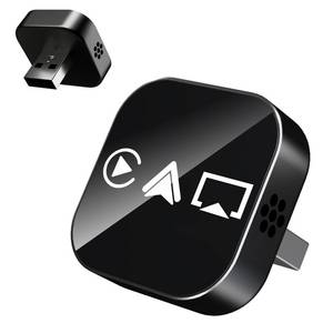 lot 4919 image: 3 in 1 Screen Mirroring Wireless CarPlay Adapte, 2026 Upgraded Wired to Wireless for Apple CarPlay & Android Auto & AirPlay, Mini USB Design Car Play Adapter with Type-C Extension, Plug and Play