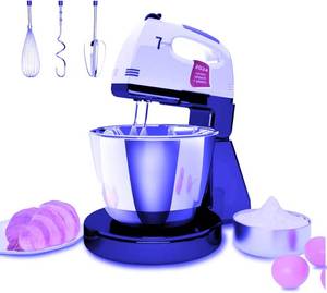 Stand Mixers, 7 Speeds With 3QT Stainless Steel Bowl, Stand and Hand Mixer with Dough Hook, Whisk, Mixing Beater for Baking, Cake, Cookie, Kneading.