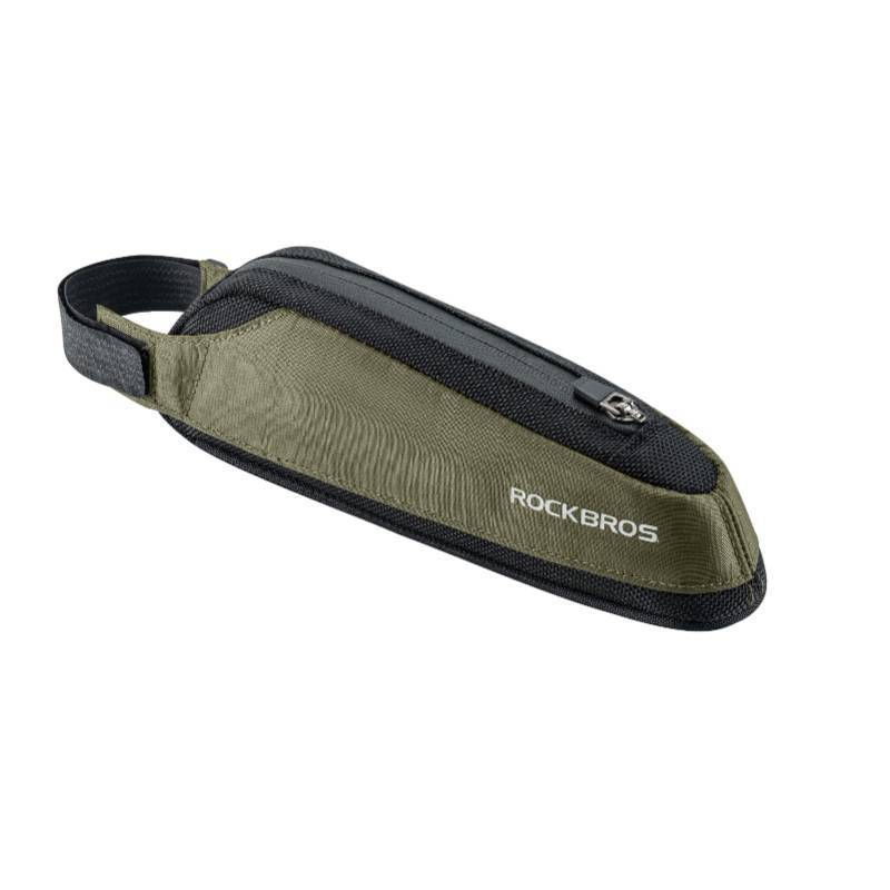 lot 51510 image: ROCKBROS Bike Top Tube Bag Bike Frame Bag Bike Triangle Bag Small Aerodynamic Bag for Triathlon and Gravel Bikes