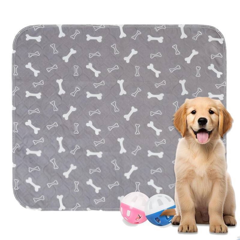 lot 29741 image: Puppy Pads with Pheromones, Reusable Puppy Pads Washable for Dogs & Cats - Leak & Odor Proof, Non-Slip Base, Easy to Clean & Reusable (M 27.6 x 31.5)