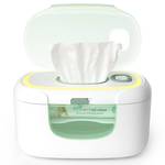 Momcozy New Baby Wipe Warmer, 100pcs Larger Capacity Wipe Dispenser, 10-Min Fast Heating with 4 Temperature Modes, Innovative Spring Design, Silicone & Top Seals,Quick Even Heating, 3-Level Nightlight - Retail: $50