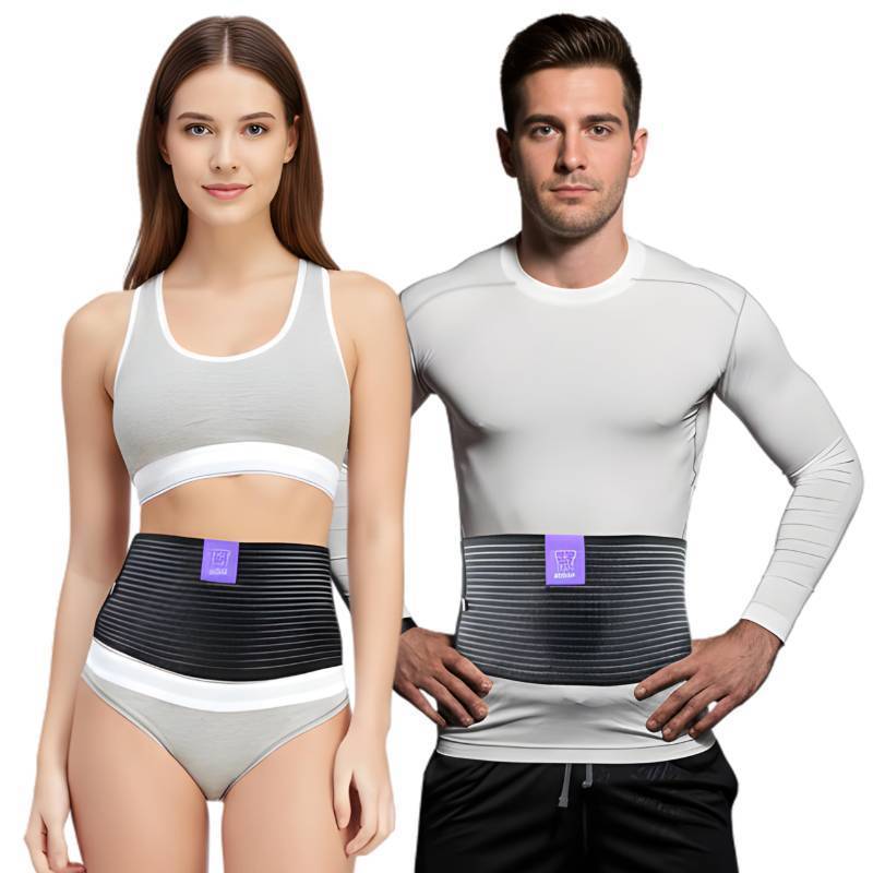 lot 37618 image: Everyday Medical Umbilical Hernia Belt for Men & Women - Breathable Abdominal Binder Post Surgery, Belly Support Band & Abdominal Compression Garment for Epigastric, Navel & Ventral Hernias - LXL