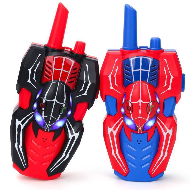 lot 25798 image: Kids Walkie Talkies Toys for 4 5 6 Years Old Boys,Spider Toy Gifts Age 4 5 6 7 8 Toddler Walkie Talkies 2 Pack with Lanyard for Outdoor Garden Hiking Camping Play Boy Girls Birthday Presents