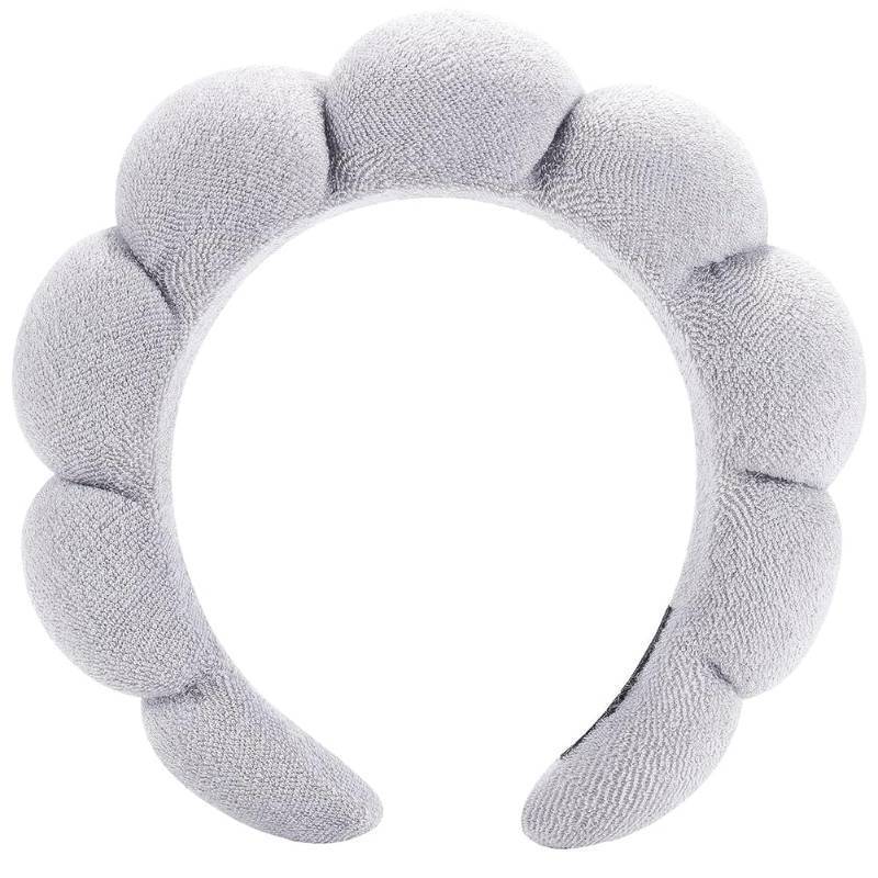lot 28696 image: HitModa Spa Terry Cloth Headbands - Makeup and Facial Skincare, Face Washing, Mask Treatment