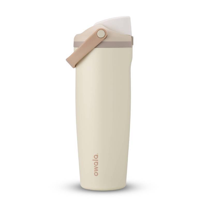 lot 54165 image: Owala FreeSip Sway - Stainless Steel - 30-oz. - Tan (Lightly Toasted)