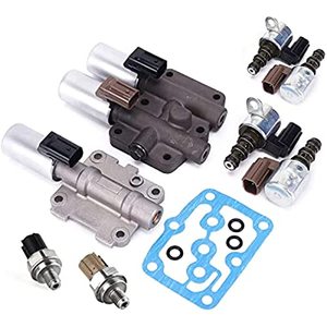 lot 26129 image: Compatibile with Accord Odyssey Pilot TL CL MDX Transmission Solenoid Kit 28250-P6H-024 28250-P7W-003 28400-P6H-013 28500-P6H-013 28600-RKE-004 28610-RKE-004 - Retail $130