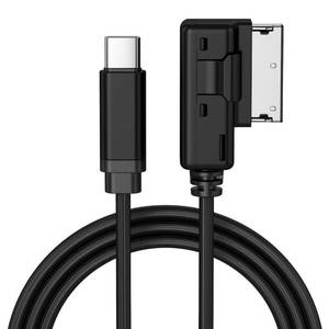 lot 30246 image: Drimfly AMI MMI to USB-C Aux Cable, for Apple iPhone 16 Series, iPhone 15 Series and Other USB-C Compatible Devices, Compatible with VW,Audi A3A4A5A6A7A8S4S6S8Q5Q7R8TT 2011-2016 - Retail $18