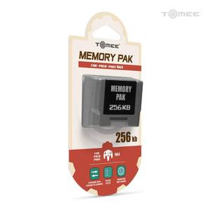 lot 30257 image: Tomee 256KB Memory Pak for Nintendo 64 N64 Memory Card, Controller Pak, Retro Gaming Accessory for Game Saves and Storage - Retail $10
