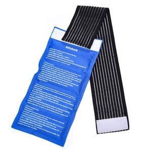 lot 30264 image: Gel Ice Packs for Injuries- Adjustable Wrap for Pain Relief Ice PackHeat Pack Non-Toxic Smooth Reusable, Support Rehabilitation, Flexible Therapy - Shoulder, Back, Knee, Neck, Ankle, Jaw & More, - Retail $7