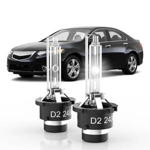 lot 30270 image: OUHAIMOTOR Fit for 2004-2014 Acura TL TSX D2S HID Xenon Headlight Bulbs, 350% Brightness, High Low Beam Light Bulb, 6000K Cool Bright White, Plug-N-Play, of 2